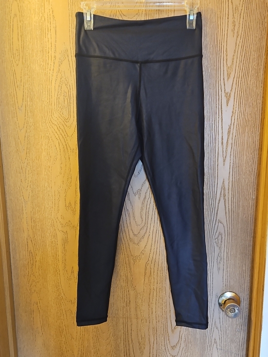 ZYIA Pants - ZYIA Active Shiny Black Leggings